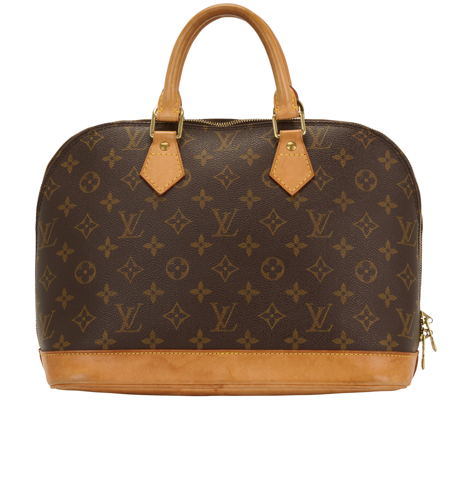 Vintage Alma PM, &pound;450, Handbags, Brown, Canvas, Back view